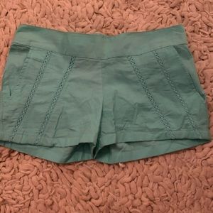 Cute turquoise summer shorts